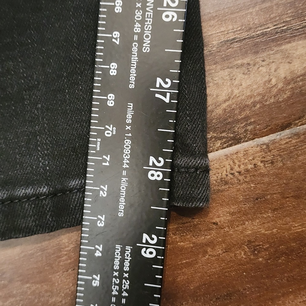 Lee Jeans Womens 16 Short Perfect Fit Straight Leg Denim Black Stretch Casual - Picture 7 of 8